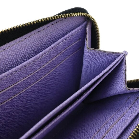 Louis Vuitton Black Multicolor Zippy Coin Purse Wallet M60268 TS1111 125054 - Picture 5 of 7